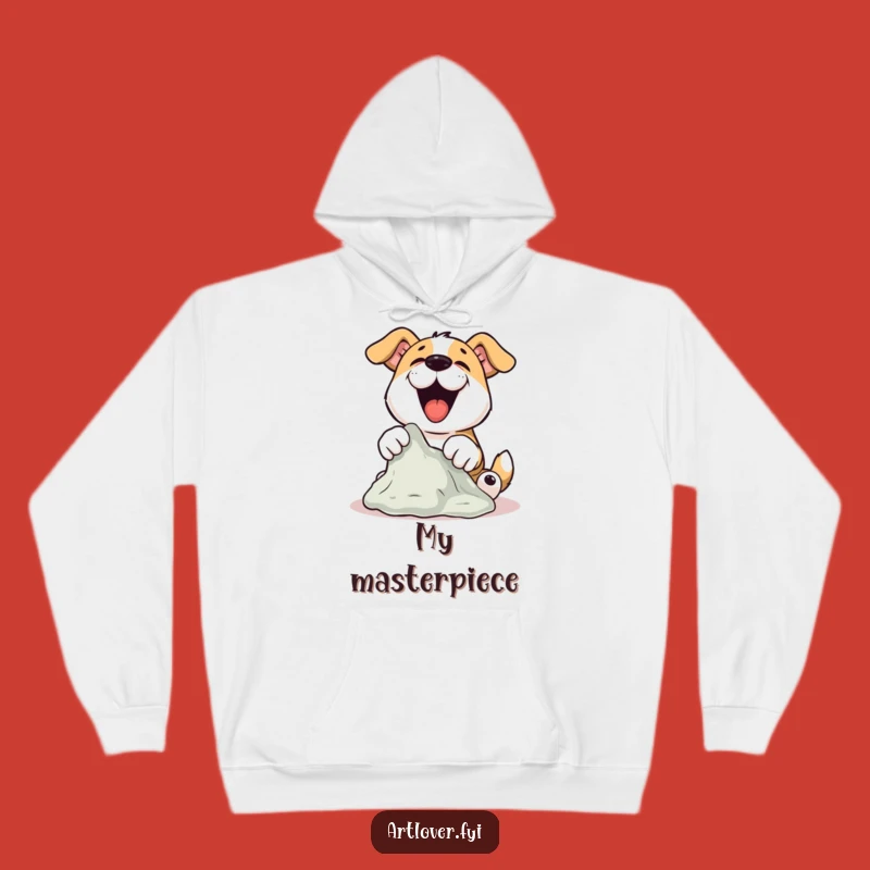 Funny Dog Sculptor Hoodie: Creative Canine Crafts Clay, Cozy Funny Gift for Crafters