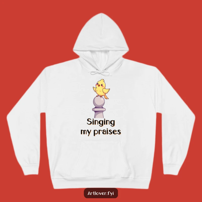 Funny Bird Hoodie - Cozy Jumper for Cheerful Art Enthusiasts