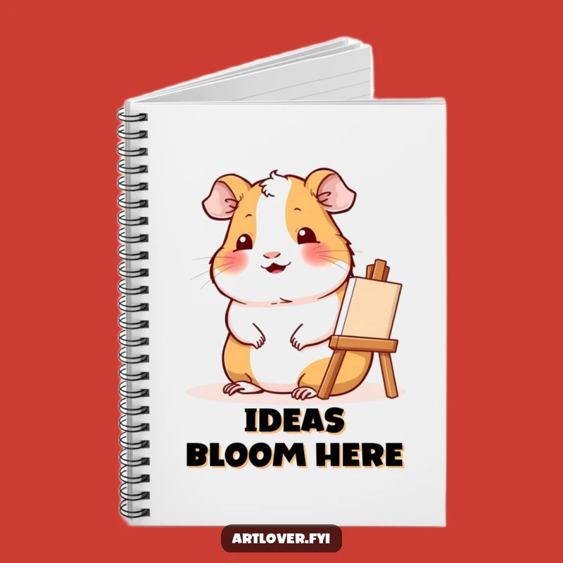 Funny Artist Guinea Pig Notebook: Jot Down Creative Ideas