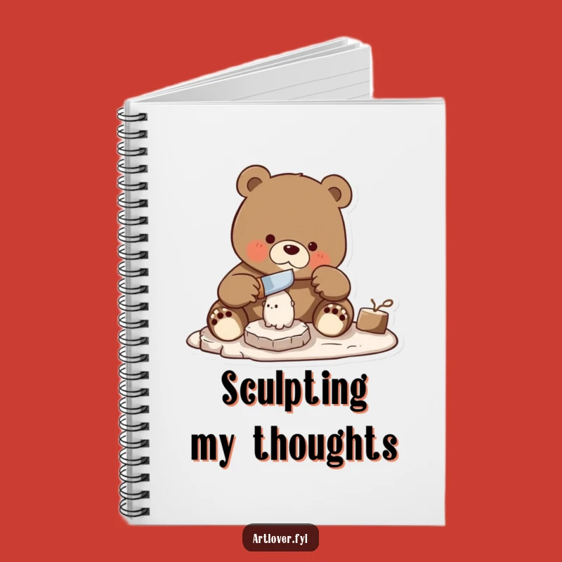 Funny Bear Carver Notebook: Journal Your Projects with a Skilled Bear