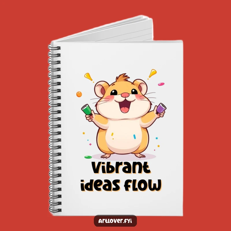 Funny Hamster Art Notebook: Juggling Journal for Notes, Ideal Humorous Gift