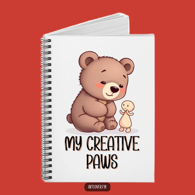 Funny Bear Cub Artist Notebook: Capture Your Creative Ideas!