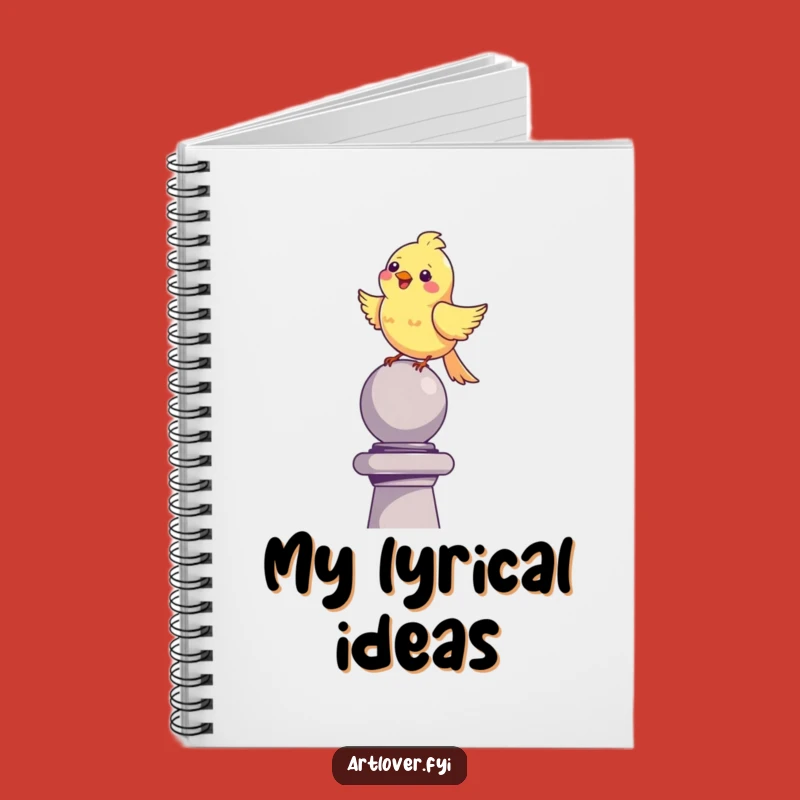Funny Bird Notebook - Journal for Melodic Thoughts and Ideas