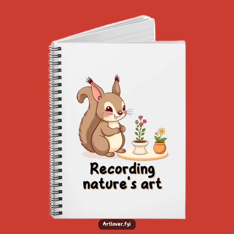 Funny Notebook: Squirrel's Art Observations - Jot Down Your Thoughts!