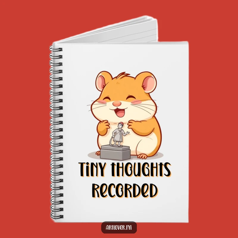 Funny Hamster Sculpture Notebook: Jot Down Your Artistic Thoughts