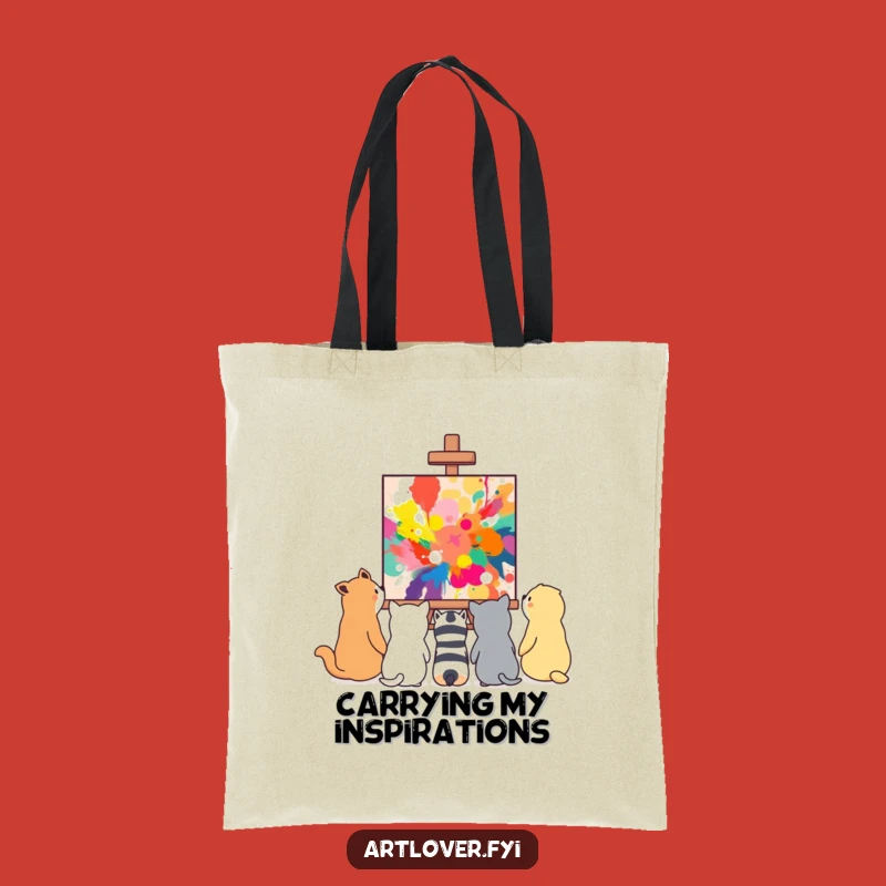 Funny Animal Art Tote Bag: Carry Your Appreciation - A Perfect Gift